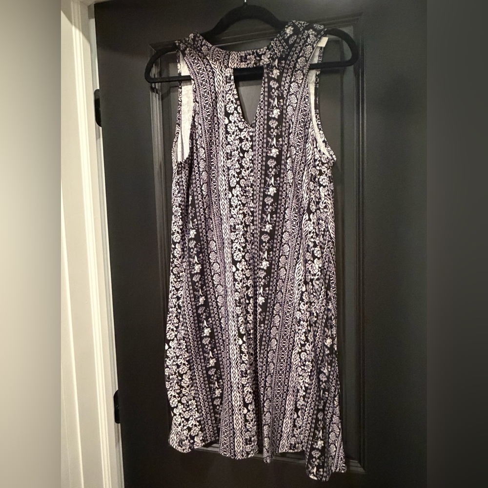 RD Style Monochrome Patterned Dress